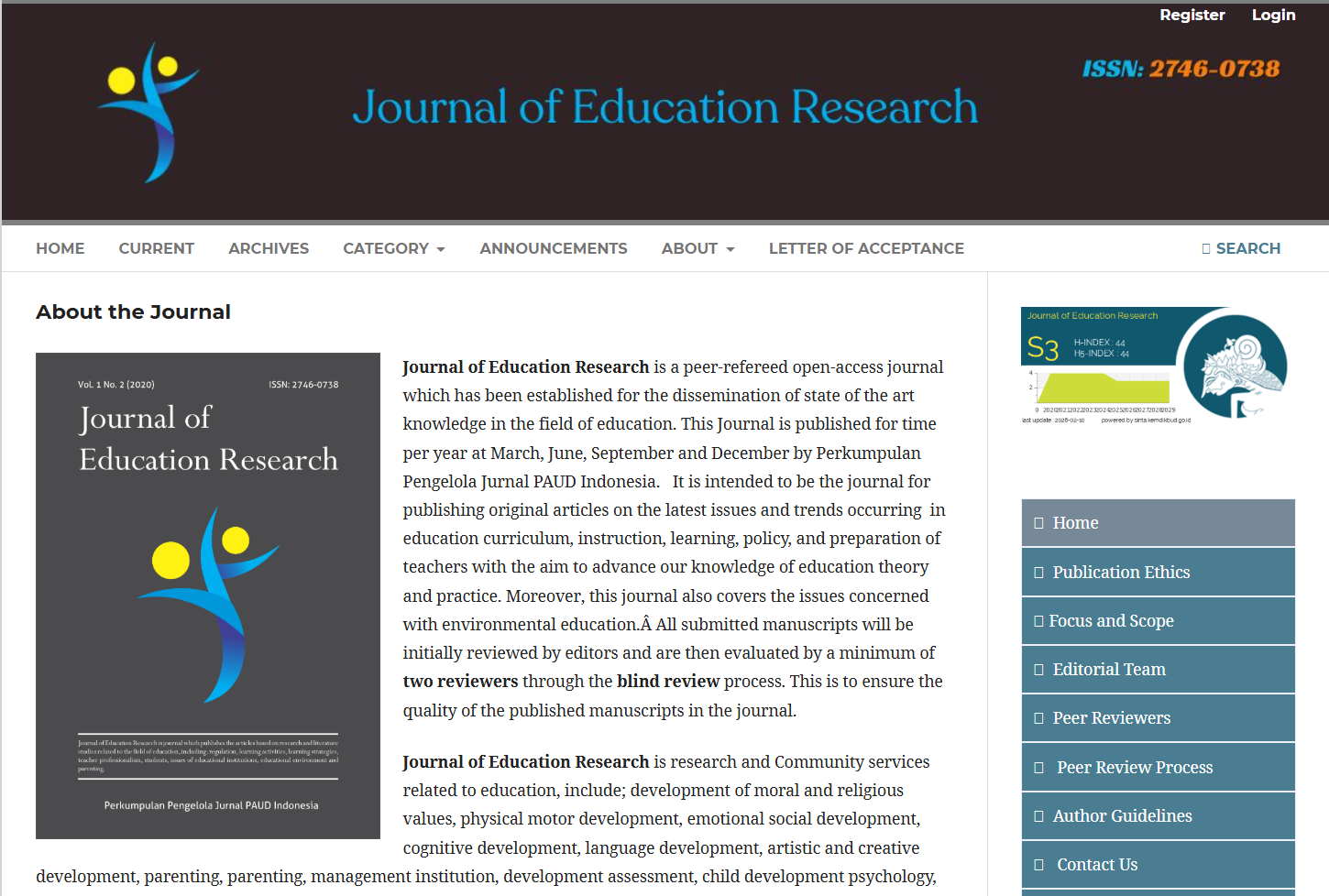 Journal of Education Research